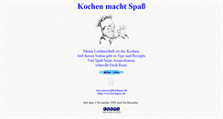 Desktop Screenshot of kochspass.de