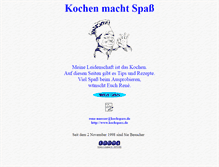 Tablet Screenshot of kochspass.de